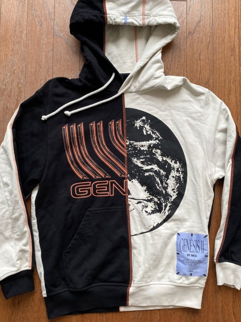 Alexander Mcqueen MCQ Genesis Rare NFC Split Hoodie